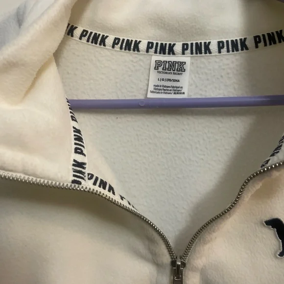 Victoria's Secret white Zip-Up Sweater NWT - Picture 2 of 6